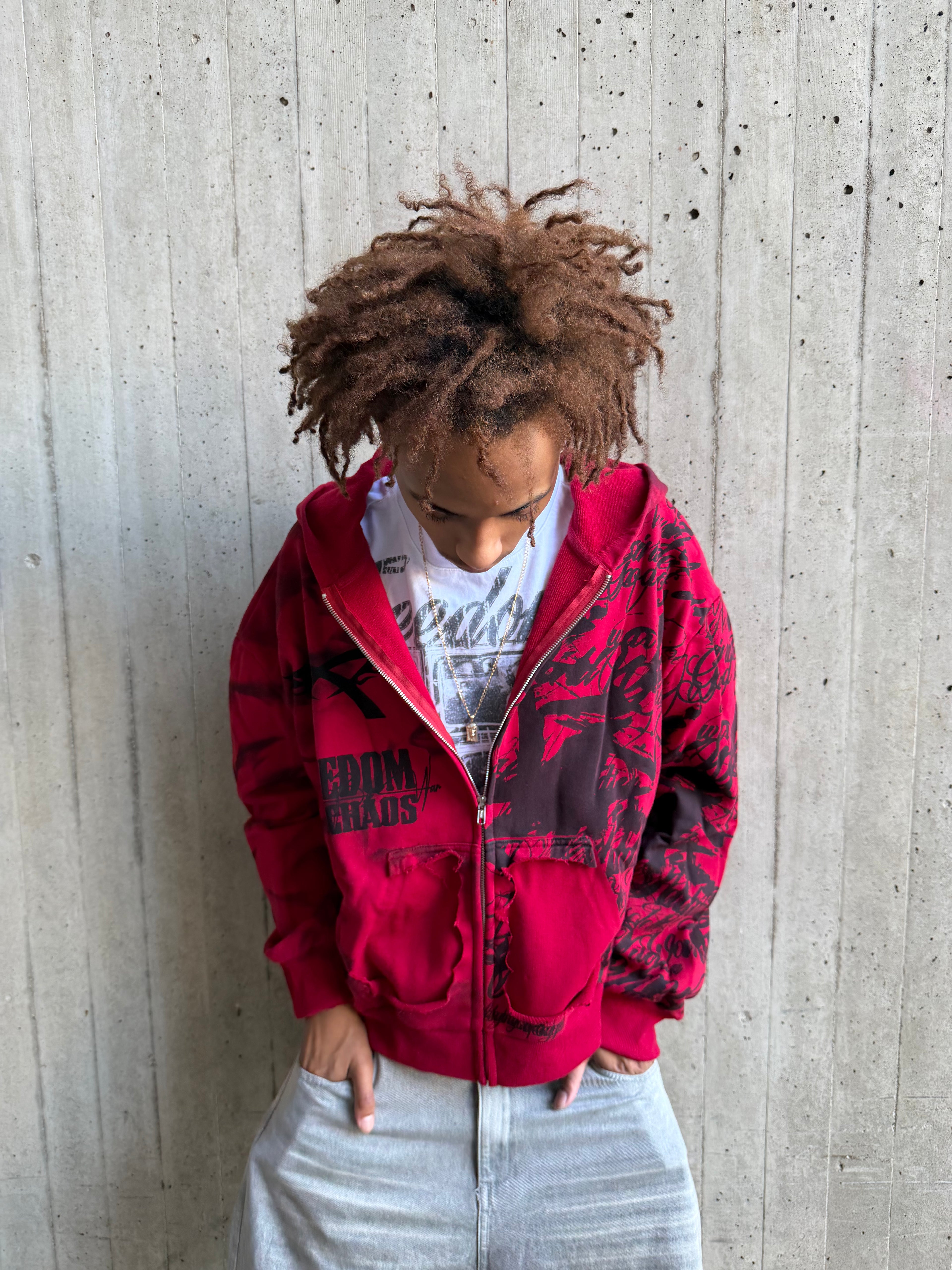 "War Letter" Zip-Up