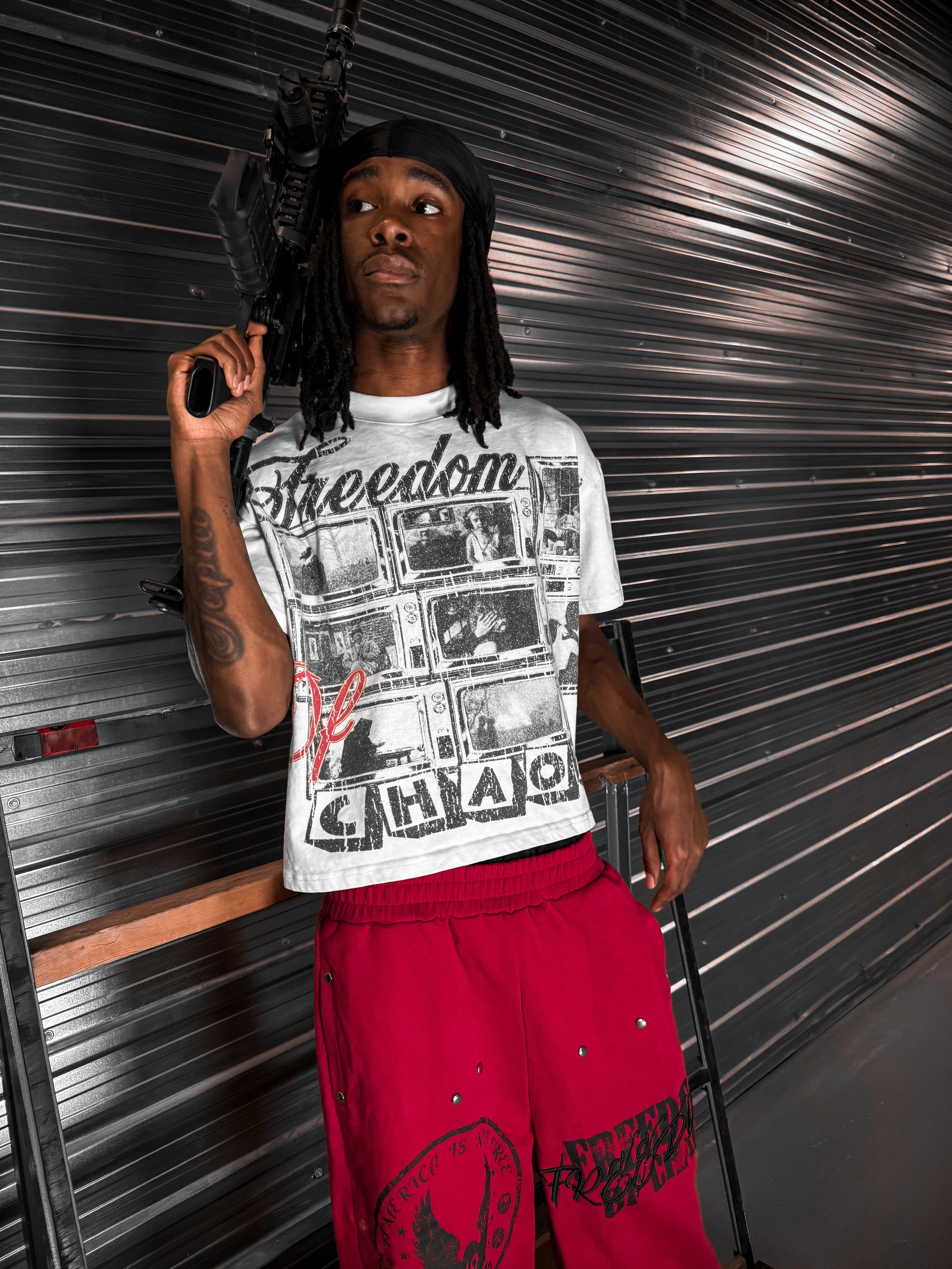 Flesh Desires T-Shirt + Raised By War Thermal