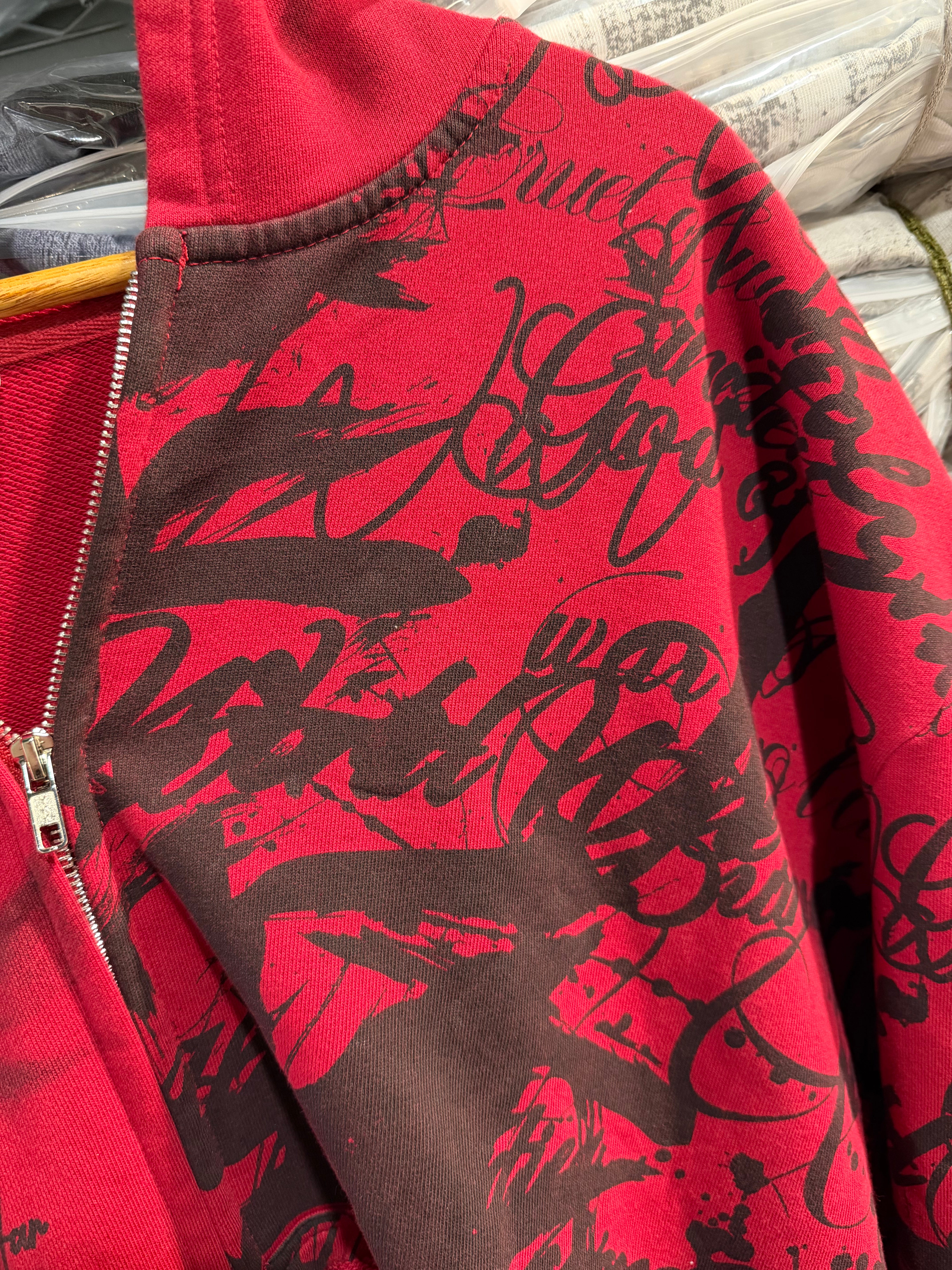 War Letter Zip-Up