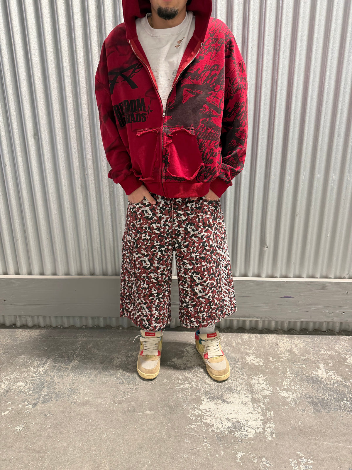 War Letter Zip-Up