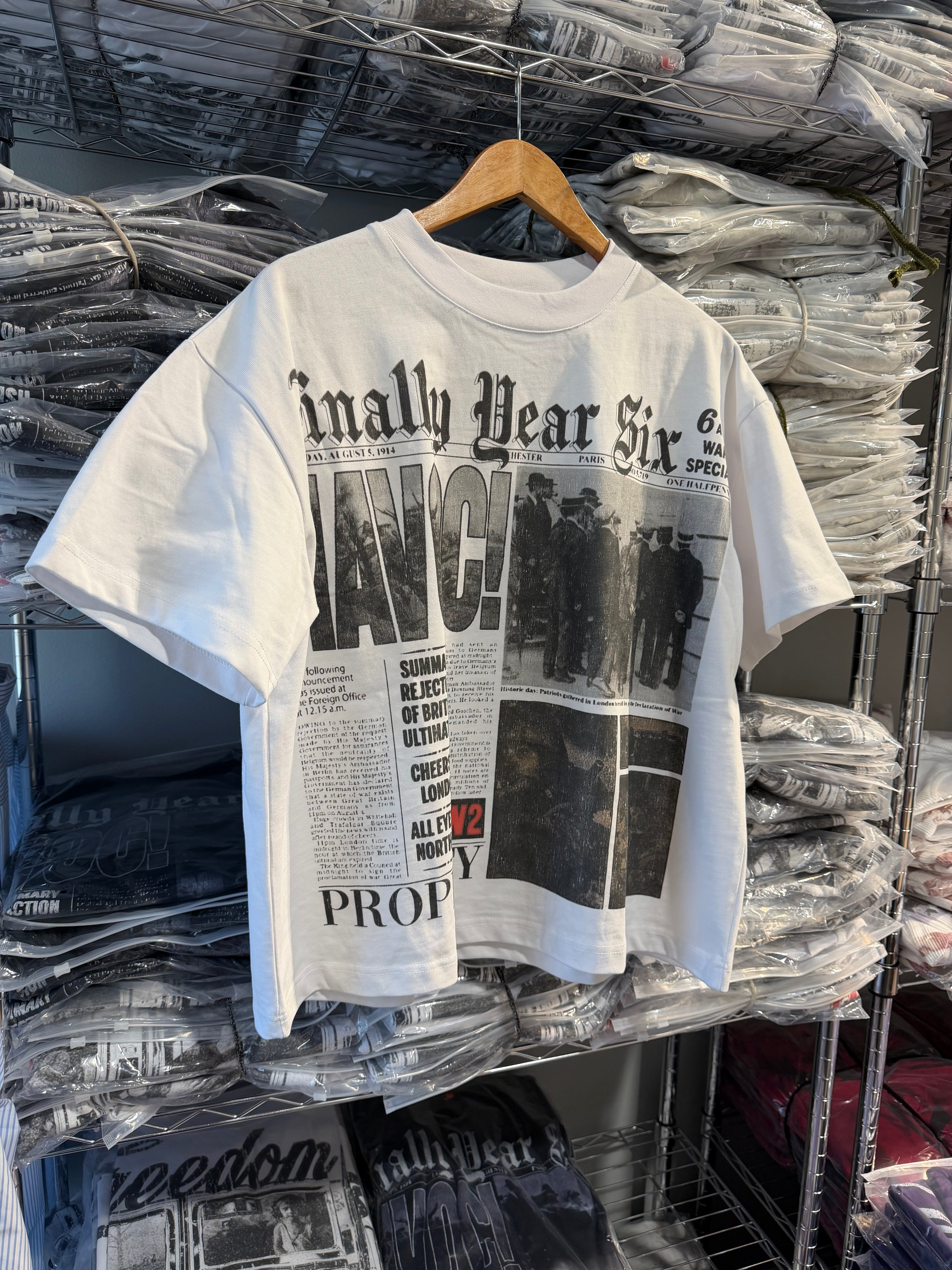White Year Six Tee
