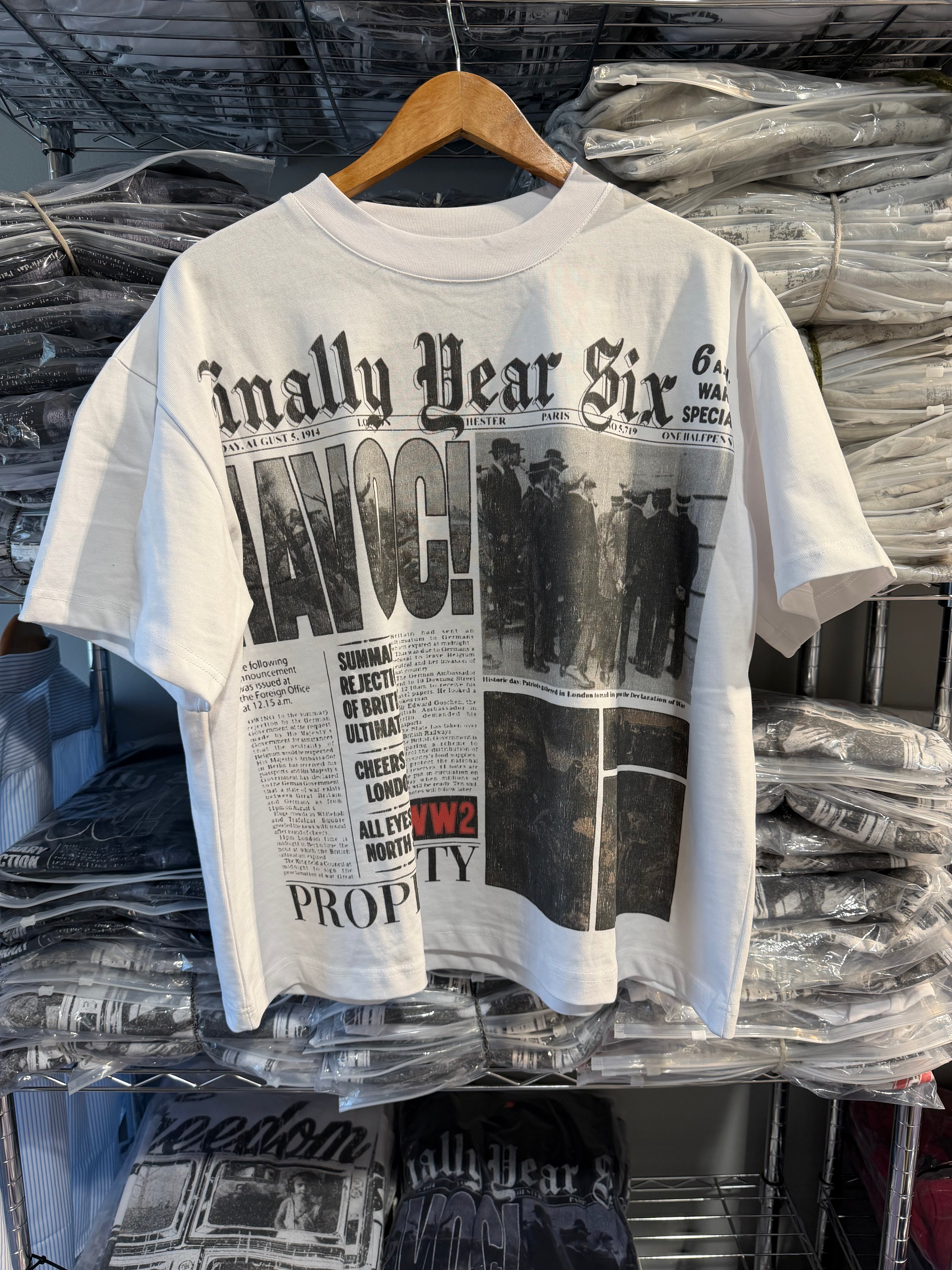 White Year Six Tee