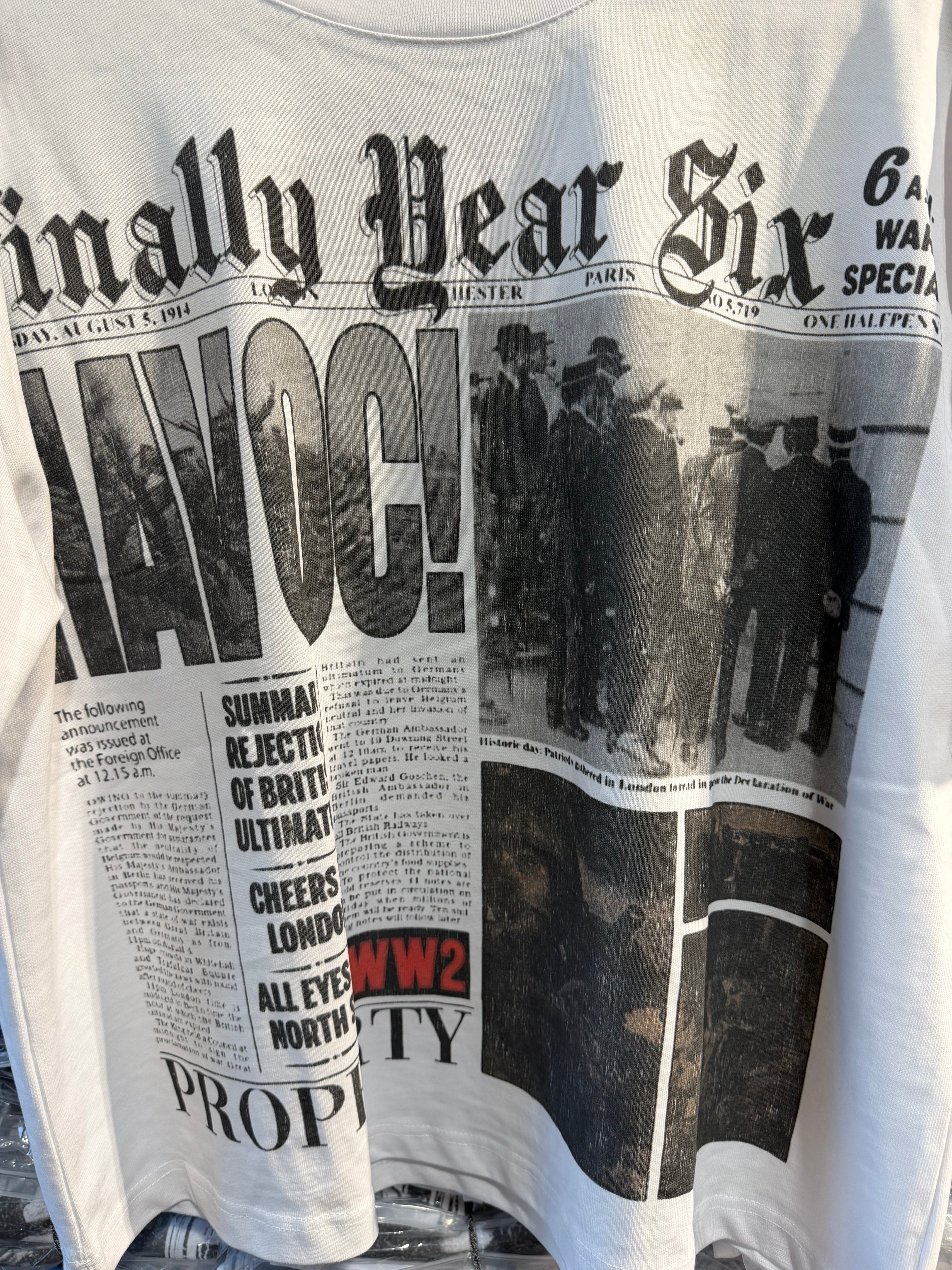 White Year Six Tee
