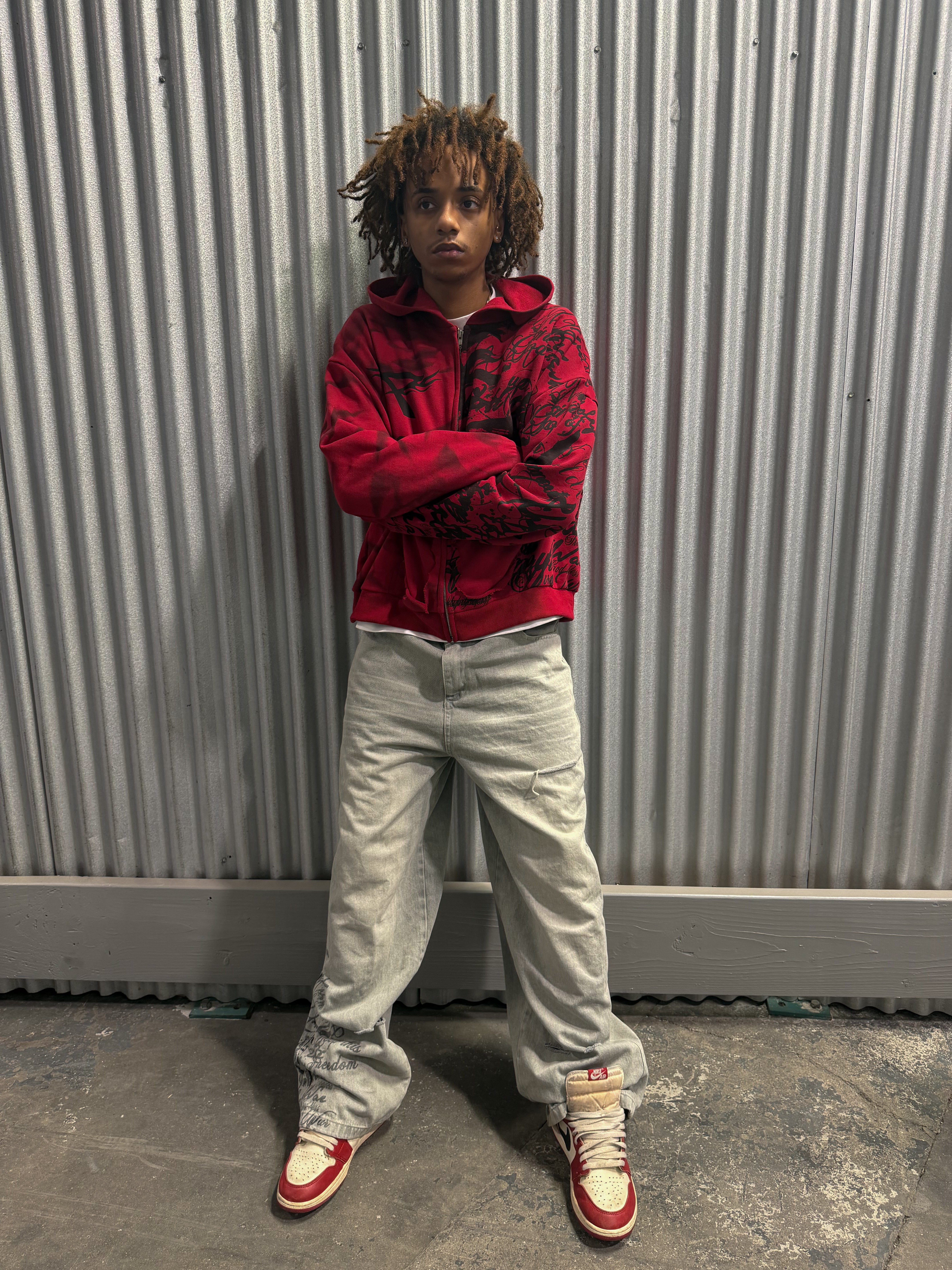 War Letter Zip-Up