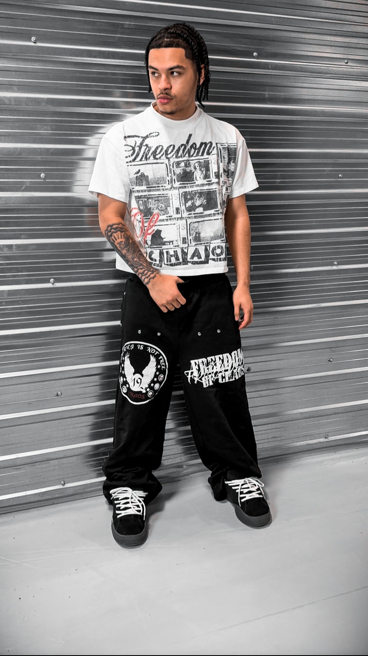 Americas Chaos Sweats - BLACK