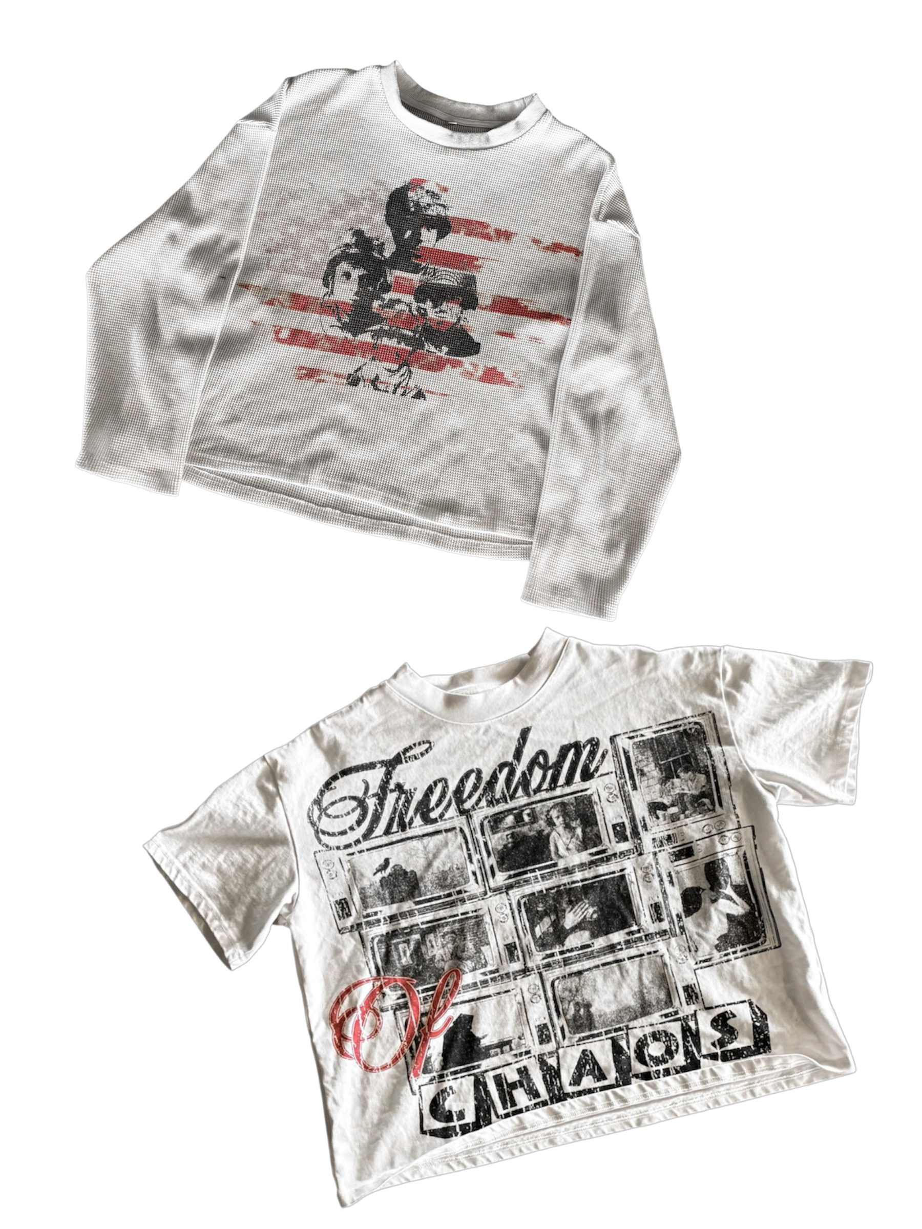 Flesh Desires T-Shirt + Raised By War Thermal