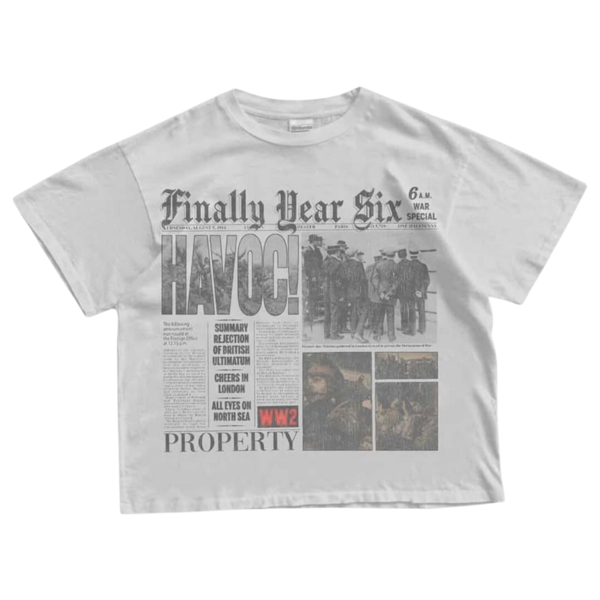 White Year Six Tee