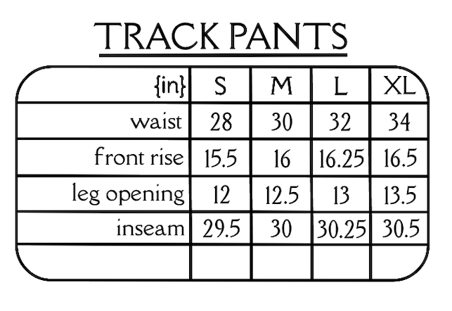 "Carbon" Track Pants
